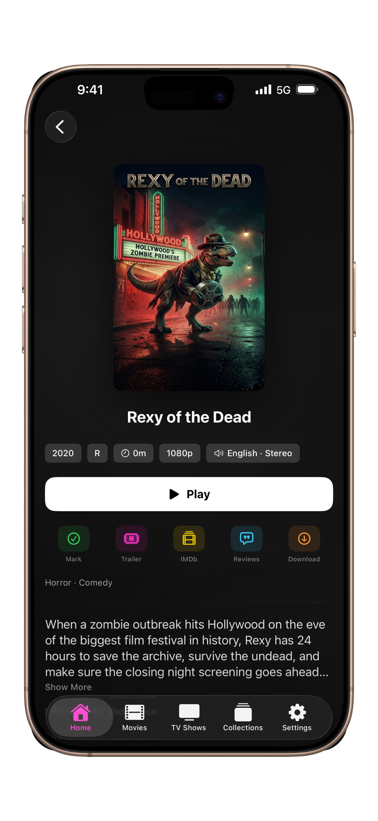 RexyView on iPhone
